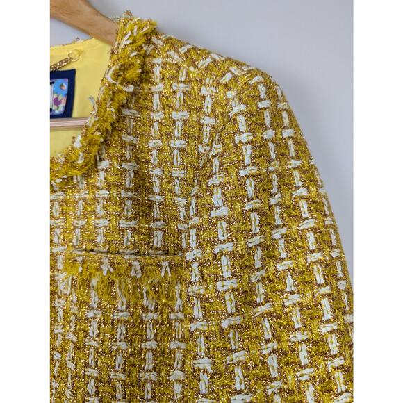 J Crew Collection Lady Jacket in English Golden Tweed 14 - Picture 3 of 13